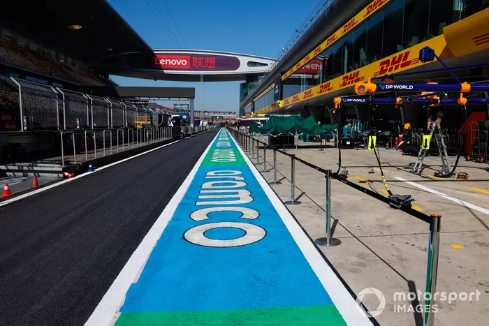 Détail de la Pit Lane 