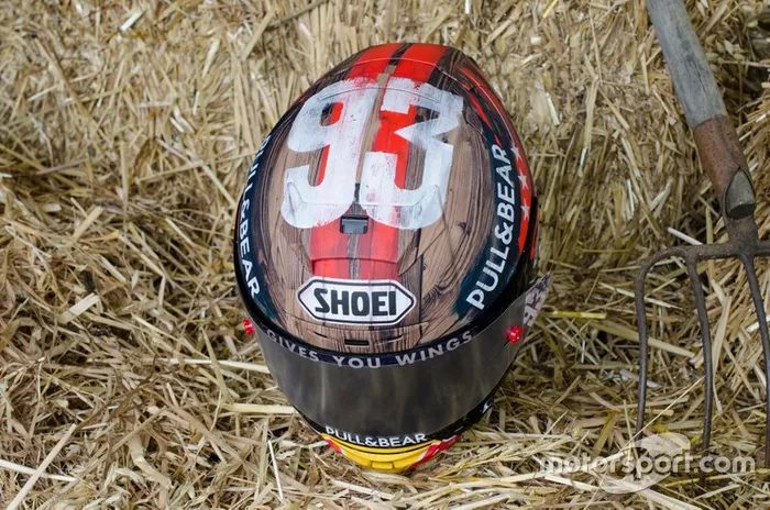 Marc Marquez, Repsol Honda Team, casco diseño especial GP Américas