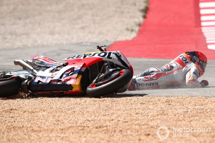 Accidente de Marc Márquez, Repsol Honda Team