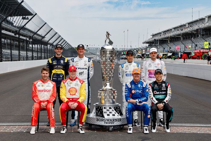 Ganadores anteriores de la Indy 500: Will Power, Team Penske, Josef Newgarden, Team Penske, Scott Dixon, Chip Ganassi Racing, Takuma Sato, Rahal Letterman Lanigan Racing, Alexander Rossi, Ed Carpenter Racing, Ryan Hunter-Reay, Dreyer & Reinbold Racing