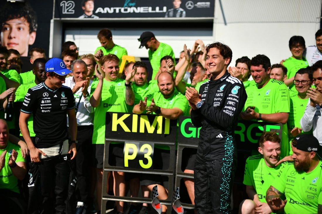 George Russell, Mercedes, Andrea Kimi Antonelli, Mercedes