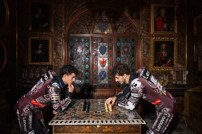 Marc Márquez, Francesco Bagnaia, Equipo Ducati, decoración de Mugello