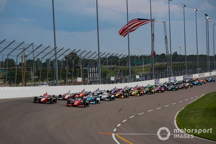 Formation Lap, Will Power, Team Penske Chevrolet