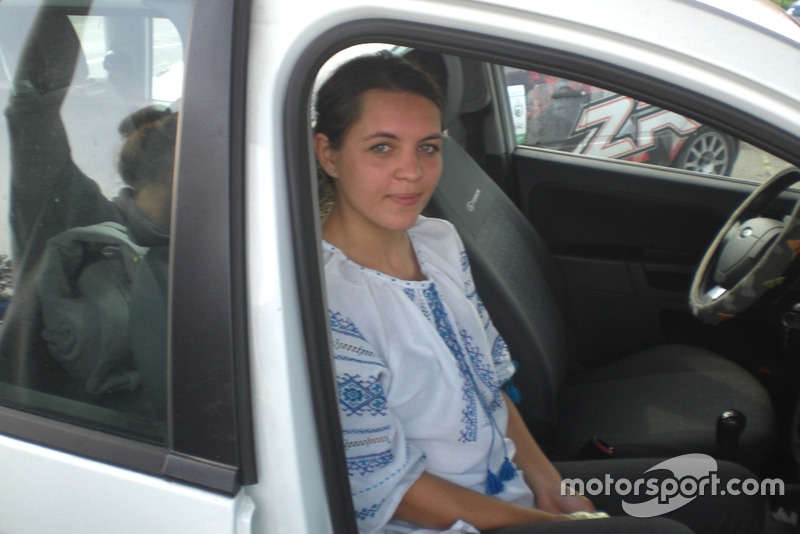 Софі Голан після гонки