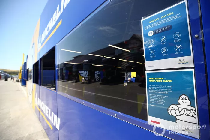 Michelin paddock