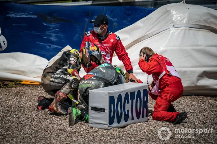 Accidente de Franco Morbidelli, Petronas Yamaha SRT