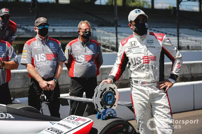 Marco Andretti, Andretti Herta with Marco & Curb-Agajanian Honda, autor de la pole de la Indy 500 2020