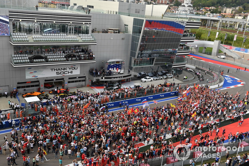 Az Orosz Nagydíj rajongói Szocsiból - F1 2018