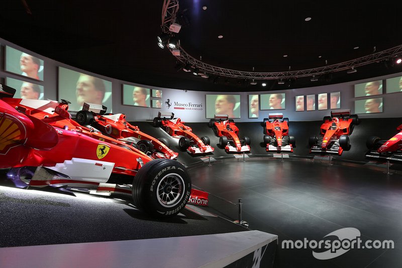 The 'Michael 50' exhibition in the Ferrari Museum in Maranello
