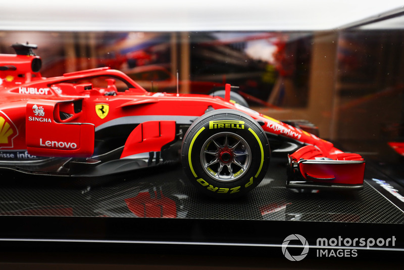 Il modellino di una Ferrari F1