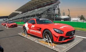 Preparativi dell'Autodromo Hermanos Rodriguez per il GP del Messico di F1