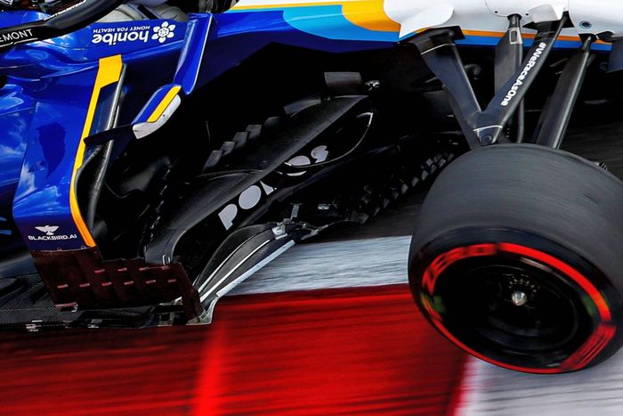 George Russell en el Williams FW43B