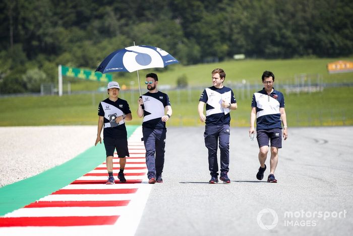 Yuki Tsunoda, AlphaTauri, recorre la pista del GP de Estiria