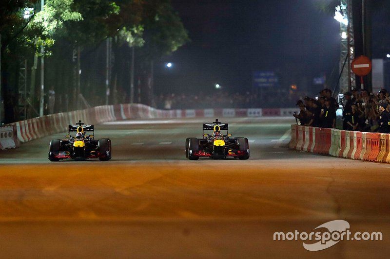 David Coulthard y Jake Dennis