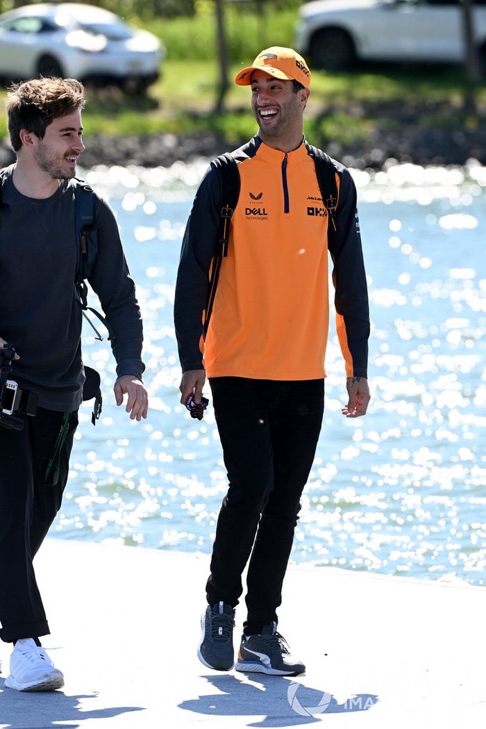 Daniel Ricciardo y McLaren llegan a la pista