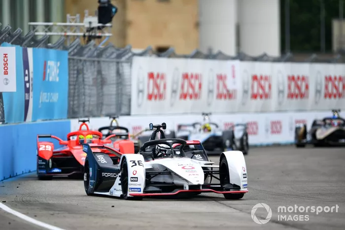 Andre Lotterer, Porsche, Porsche 99X Electric, Alexander Sims, Mahindra Racing, Mahindra M7Electro