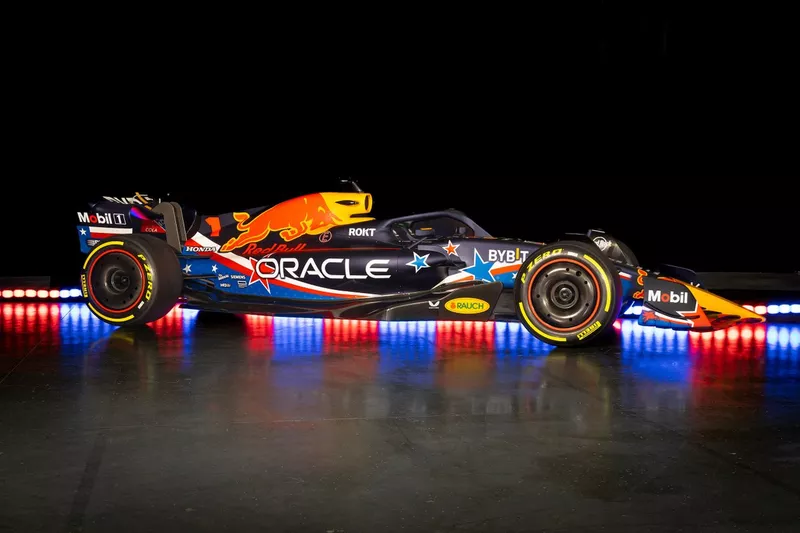 Red Bull RB19, livrée du GP des États-Unis