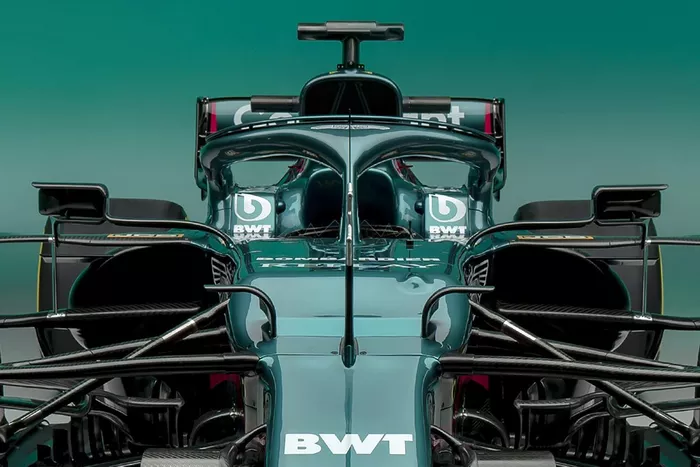 Detalle del Aston Martin AMR21