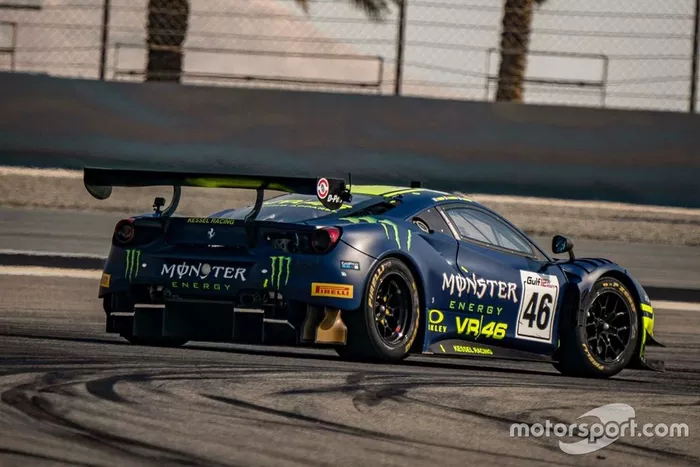 #46 Kessel Racing Monster VR46, Ferrari 488 GT3: Valentino Rossi, Alessio Salucci, Luca Marini