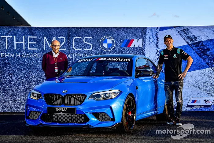 Fabio Quartararo, Petronas Yamaha SRT, Carmelo Ezpeleta, CEO de Dorna Sports