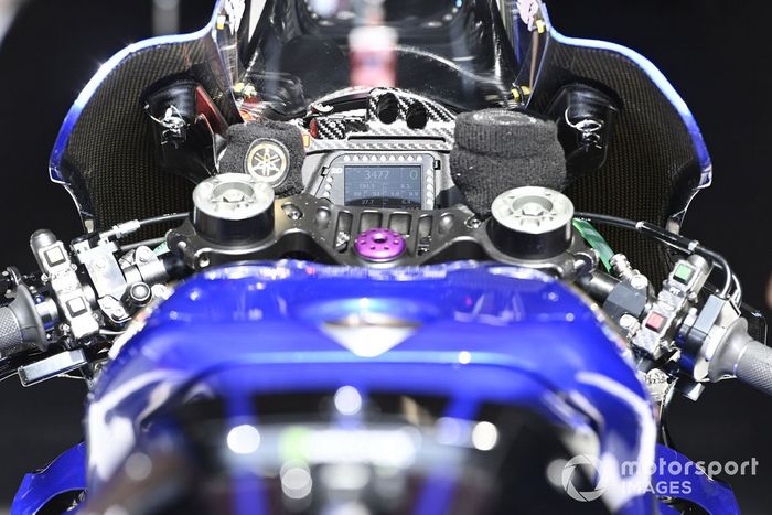 Detalle de la moto Yamaha Factory Racing