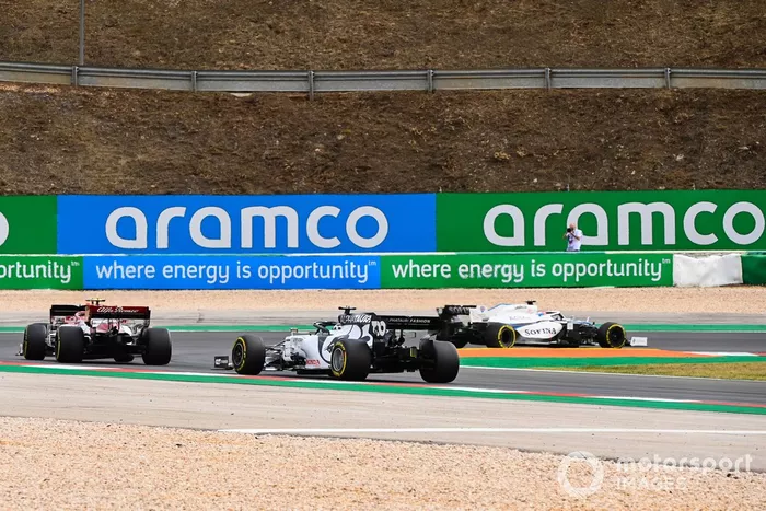 George Russell, Williams FW43, Antonio Giovinazzi, Alfa Romeo Racing C39, Daniil Kvyat, AlphaTauri AT01