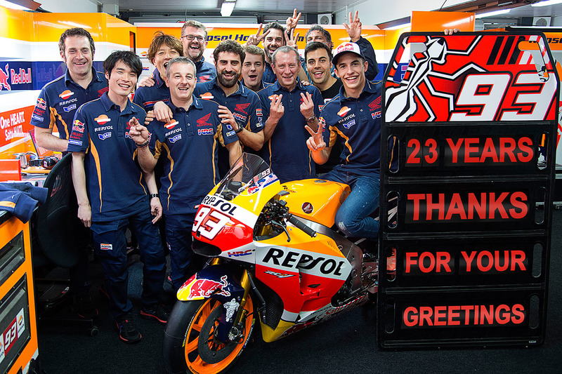 Marc Marquez, Repsol Honda Team birthday