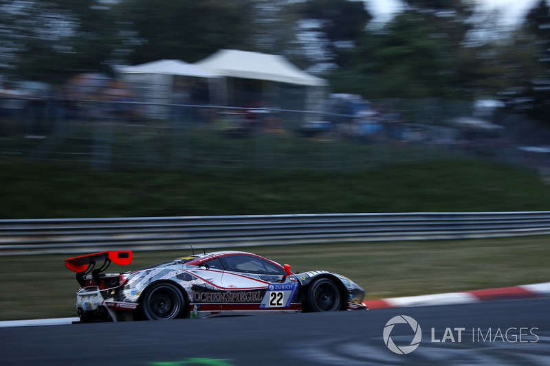 8. #22 Wochenspiegel Team Monschau Ferrari 488 GT3: Georg Weiss, Oliver Kainz, Jochen Krumbach, Christian Menzel