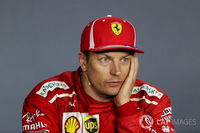Kimi Raikkonen, Ferrari nella conferenza stampa