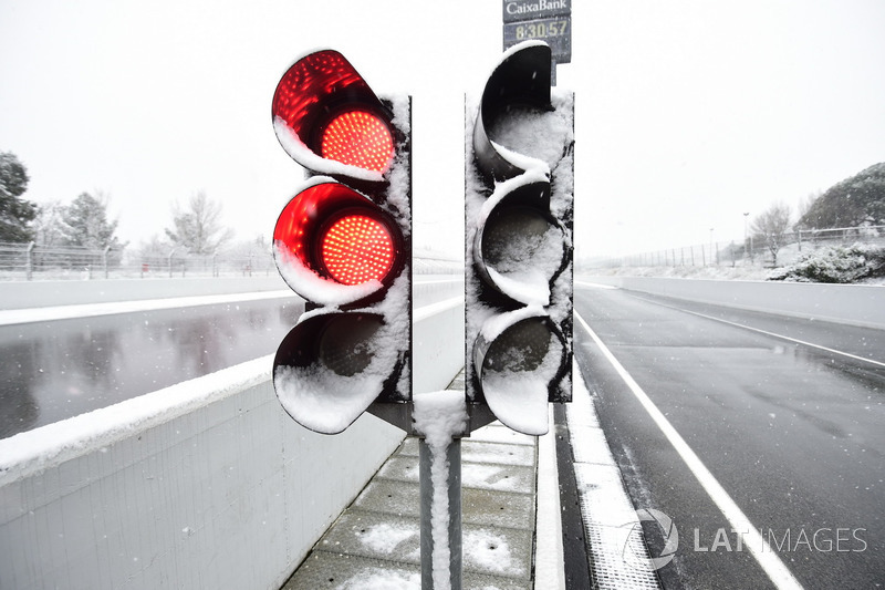 Snow stops testing on day three