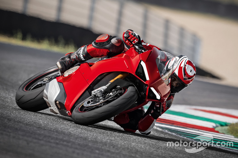 La Ducati Panigale V4 in pista