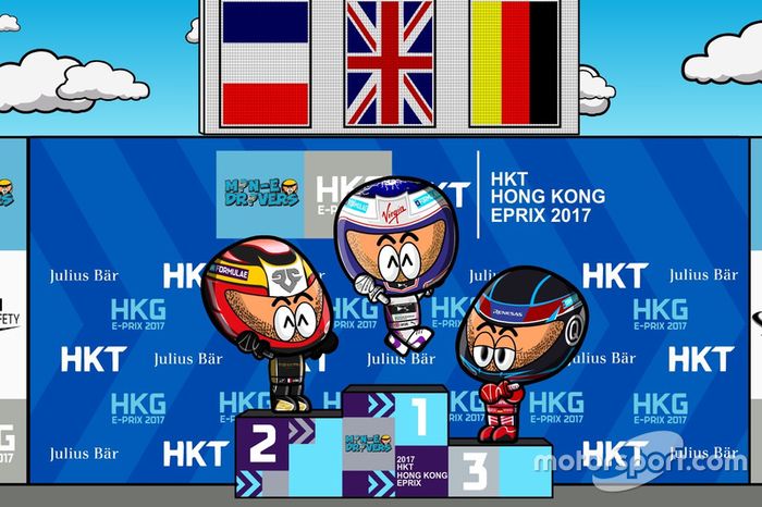 La Carrera 1 del ePrix de Hong Kong 2017/2018 de Fórmula E, por 'MinEDrivers'