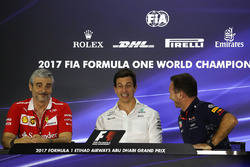 Maurizio Arrivabene, Takım Patronu, Ferrari, Toto Wolff, Mercedes AMG F1 Direktörü, Christian Horner