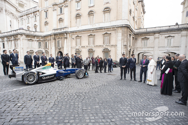 Paus Francis, Alejandro Agag, CEO, Formula E