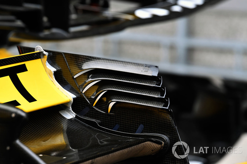 Детали заднего крыла Renault RS18