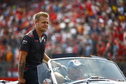 Kevin Magnussen, Haas F1 Team, in the drivers parade