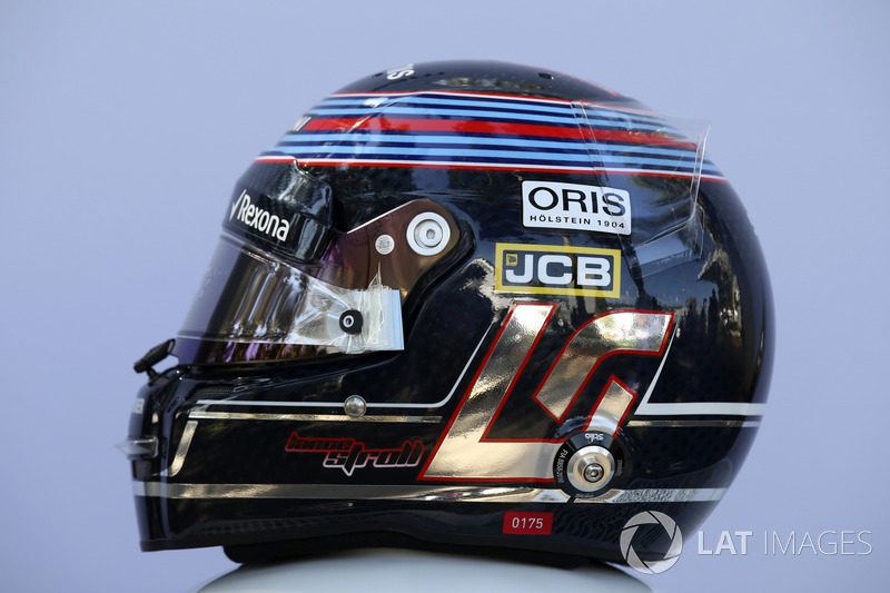 Lance Stroll, Williams helmet