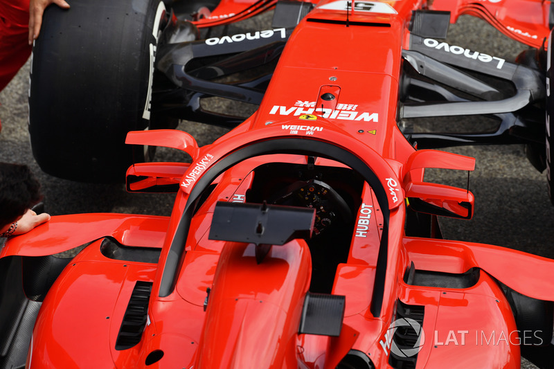 Ferrari SF71H con espejos en halo