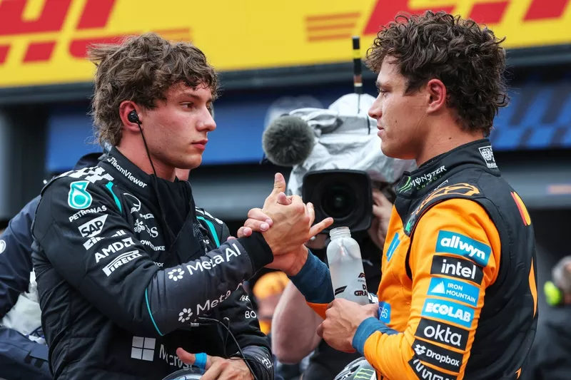 Lando Norris, McLaren, Andrea Kimi Antonelli, Mercedes