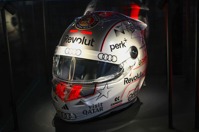 Casque de Nico Hulkenberg, équipe Audi F1