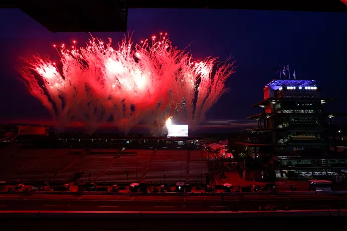 Fireworks at day start