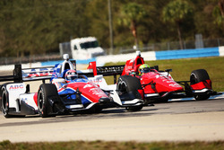 Spencer Pigot, Rahal Letterman Lanigan Racing Honda; Jack Hawksworth, A.J. Foyt Enterprises Honda