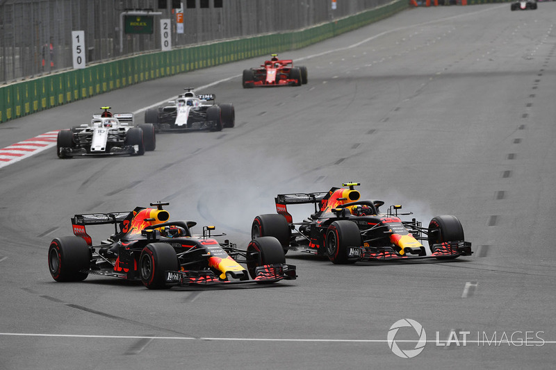 Daniel Ricciardo, Red Bull Racing RB14, Max Verstappen, Red Bull Racing RB14