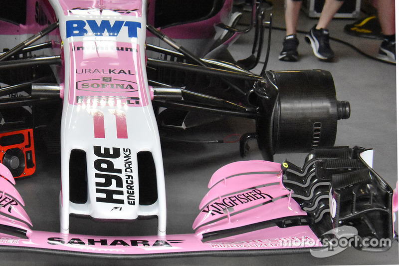 Force India VJM11 nose and front wing