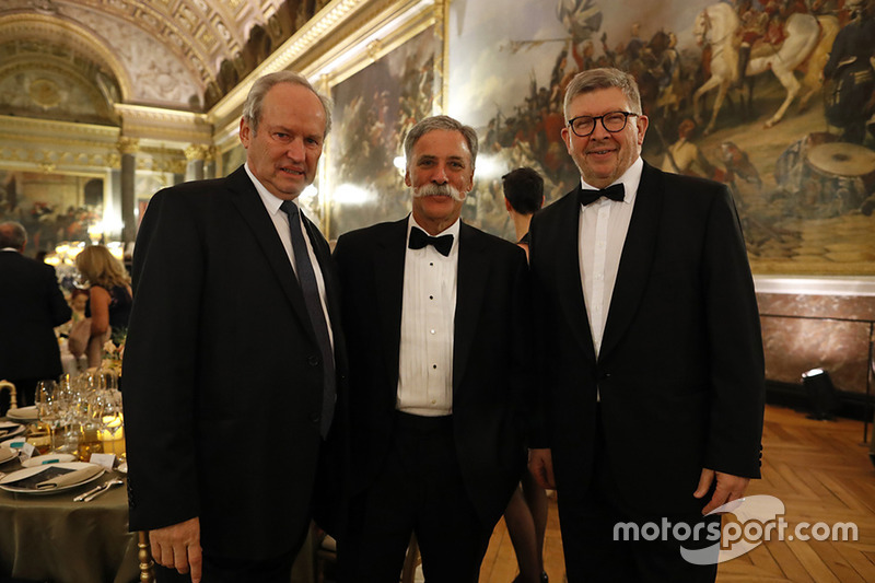 Chase Carey, Presidente Formula One, Ross Brawn, Formula One Director General de Motorsports