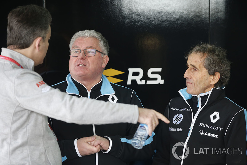 Alain Prost, gerente del equipo Renault e.Dams