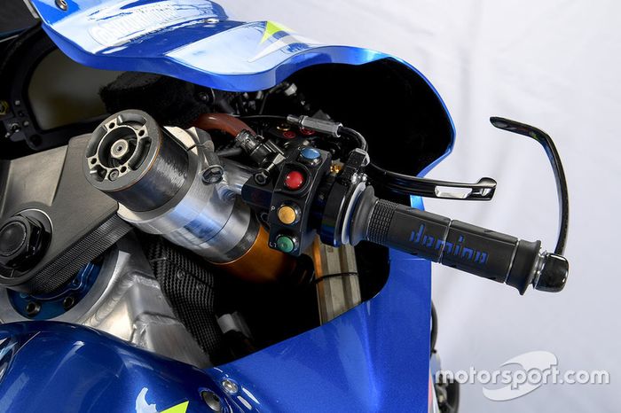 Detalle de la Suzuki GSX-RR 2018, Team Suzuki MotoGP