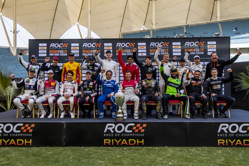 De deelnemers aan de Race of Champions
