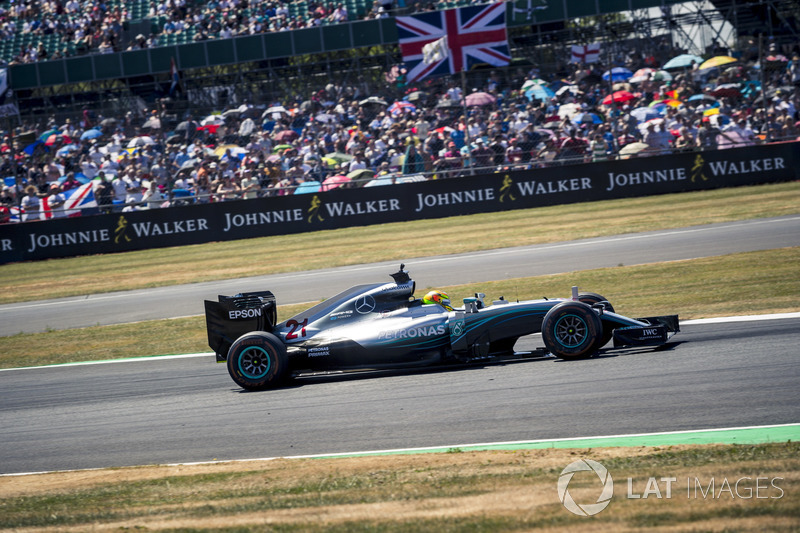 Mercedes-Benz F1 W07 Hybrid at Silverstone 70th Anniversary Parade