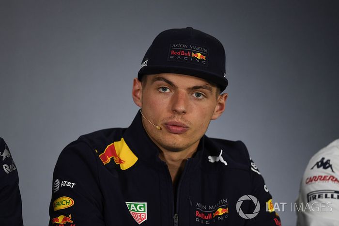 Max Verstappen, Red Bull Racing in the Press Conference